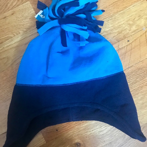 navy blue toddler winter hat